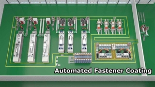 خط پوشش هوشمند دیجیتال، کاملاً خودکار: تمیز کردن، انفجار شات، پوشش، تف جوشی